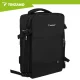 Ceļojumu mugursoma rokas bagāža 40x20x25cm Trizand USB, melna