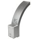 Maclean MCE343 S LED fasādes lampa, 10W, 800lm, IP54, sudraba