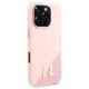 Karl Lagerfeld silikona Shadow vāciņš ar metāla iniciāli un MagSafe iPhone 16 Pro Max — rozā | Phone Case Cover