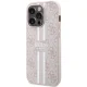 Guess 4G MagSafe futrālis iPhone 15 Pro Max ar apdrukātu svītru apdruku - rozā krāsā | Printed Stripes case for...