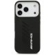 AMG Silicone Oversize Rhombs MagSafe vāciņš iPhone 17 Pro — melns | Phone Case Cover
