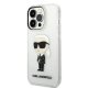 Karl Lagerfeld Ikonik Karl caurspīdīgs vāciņš iPhone 14 Pro