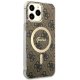 Чехол Guess для iPhone 13 Pro Max 4G MagSafe, коричневый