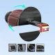 Dudao F2+ auto viedtālruņa turētājs ventilācijas restei, melns