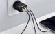 Baseus Compact 2xUSB + Type C Portable Wall Charger Adapter 30W, Black | Адаптер Зарядное...