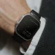 Uniq Osta Strap Case for Apple Watch 42/44/45/ 49mm Series 1/2/3/4/5/6/7/8/SE/SE2/Ultra Stainless Steel - Black