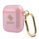 Guess AirPods Cover Glitter Pink