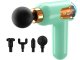 Mini Massage Gun, Portable Massager with 4 Attachments, Green