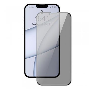 Apple iPhone 13 Pro Max 6.7'' Baseus 0,23mm Anti Spy Full Screen Glass 2x Tempered Glass | Telefona Ekrāna Aizsargstikls 2 gab.