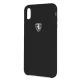 Чехол Ferrari для iPhone XS Max Silicone Off Track, черный