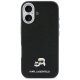 Karl Lagerfeld Karl & Choupette Head Pins Saffiano MagSafe Maciņš ar MagSafe iPhone 17 telefonam – melns | Phone...