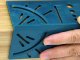 Japanese 3D Carpenter Square, Blue