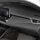 Decorative Interior Trim Strip 2m DA105A, Black/Silver