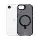 3mk Smoke Case Mag&Stand for iPhone 16E Black