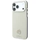 Чехол Guess Grained Round Strass Logo MagSafe для iPhone 18 Pro Max / 17 Pro Max, бежевый