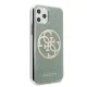 Guess 4G Circle Glitter vāciņš iPhone 11 Pro Max, haki
