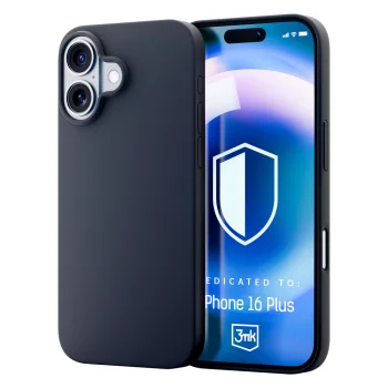 3mk Hardy Silicone MagCase vāciņš Apple iPhone 16 Plus, Pelēks
