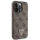 Чехол Guess для iPhone 13 / 13 Pro Crossbody 4G Metal Logo, коричневый