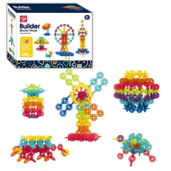 Игольчатый конструктор Звездочки, 280 деталей