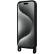 Karl Lagerfeld iPhone 15 vāciņš Crossbody Silicone Ikonik, melns