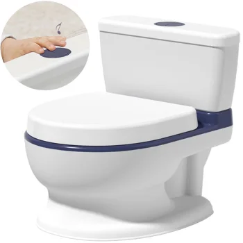 Ricokids RK-290 bērnu interaktīvais podiņš ar melodijām, zils/balts