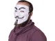 Gaja Foksa maska Anonymous V for Vendetta Helovīnam, balta