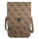 Guess Handbag GUWBP4TMBR brown / brown 4G Triangle