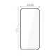 Tech-Protect Glass Fit+ aizsargstikls 2 gab. Xiaomi 17T Pro, melns