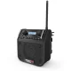 Būvlaukuma radio PerfectPro DABPRO DAB+ FM Bluetooth, melns
