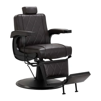 Bārddziņa krēsls Hair System BM88066B brūns ar melnu pamatni