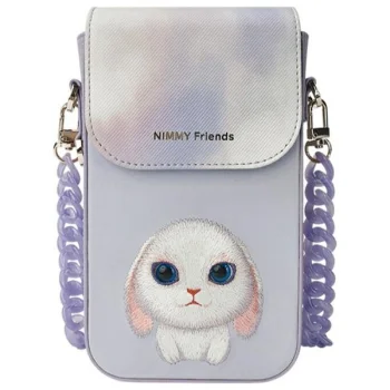 Nimmy Big Eyed Pet 2.0 Rabbit telefona somiņa, Violeta