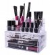 Cosmetic Makeup Organizer Container Jewelry Storage Box, 19 compartments