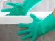 Silicone Dishwashing Gloves with Scrubber, 2 pcs