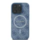 Guess iPhone 16 Pro Case 4G Ring Classic Logo MagSafe, Blue