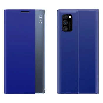 Atverams vāciņš Poco M4 Pro 5G New Sleep Case ar statīva funkciju, zils