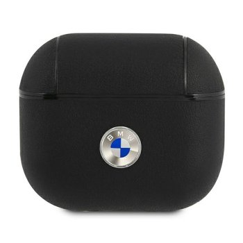 BMW AirPods 3 Case Genuine with Silver Logo, Black