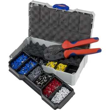 KNIPEX набор втулочных наконечников с обжимными клещами