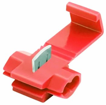 Быстрые соединители проводов 10 шт. 0.5-1.5 мм², красные