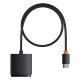 Baseus AirJoy 2-в-1 двунаправленный HDMI адаптер с встроенным кабелем 1 м, 4K...