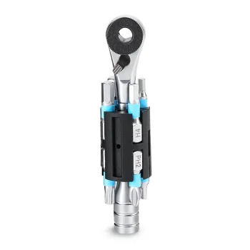 Velosipēda multitūls Rockbros TG-8601 ar terkšķi un uzgaļiem, melns