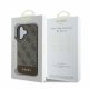 Чехол Guess 4G Bottom Stripe для iPhone 16 - Коричневый