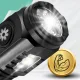 Аккумуляторный тактический LED фонарик с магнитом и боковым...