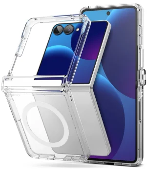 Чехол Ringke Fusion Flap Magnetic для Samsung Galaxy Z Flip 8, прозрачный