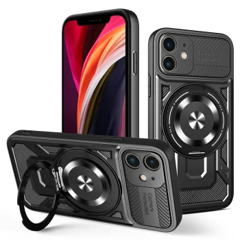 TFO Defender Armor Mag vāciņš priekš iPhone 12 6,1", melns