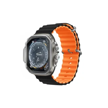 Devia Deluxe Sport6 siksniņa Apple Watch 38/40/41/42mm, melna/oranža