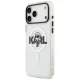 Чехол Karl Lagerfeld IML Karl Sketch Logo MagSafe для iPhone 17 Pro Max, прозрачный