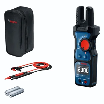 Bosch GFM 1000-15 Open-Jaw Fork Clamp Meter, True RMS, 200 A, 1000 V