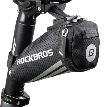 Rockbros C28 Under Saddle Bicycle Bag, Black