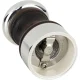 Peugeot Palace Salt Mill, Silver Plated, 10 cm, Brown
