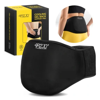 Jostasvietas siltuma un aukstuma kompreses josta 4FIZJO ColdPack PRO, 70-105 cm
